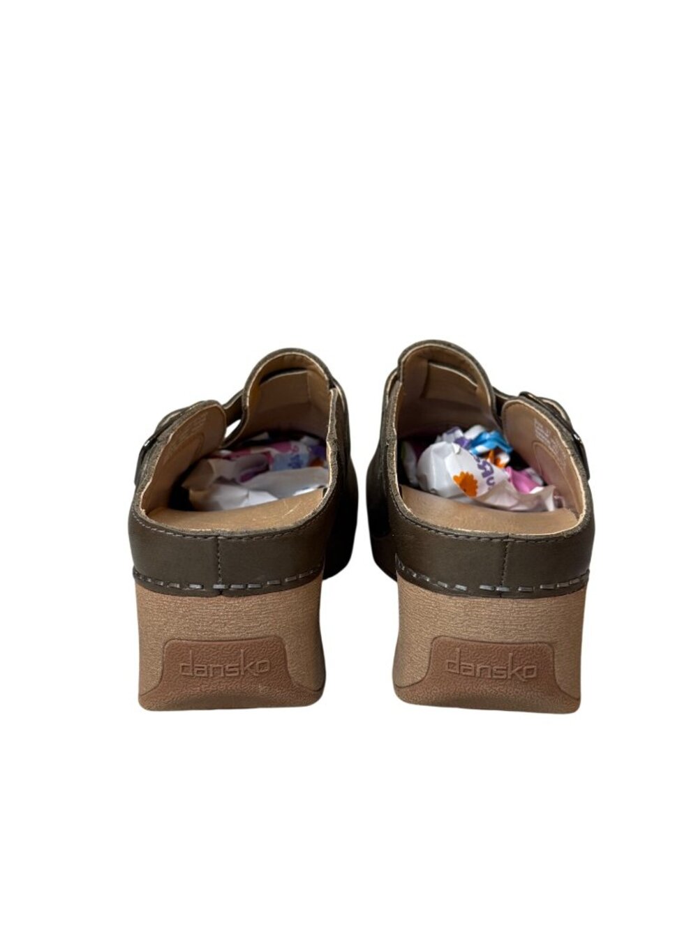 Dansko Caia Comfort Milled Nubuck Brown Mules Clogs Size Euro 37 - Picture 5 of 8